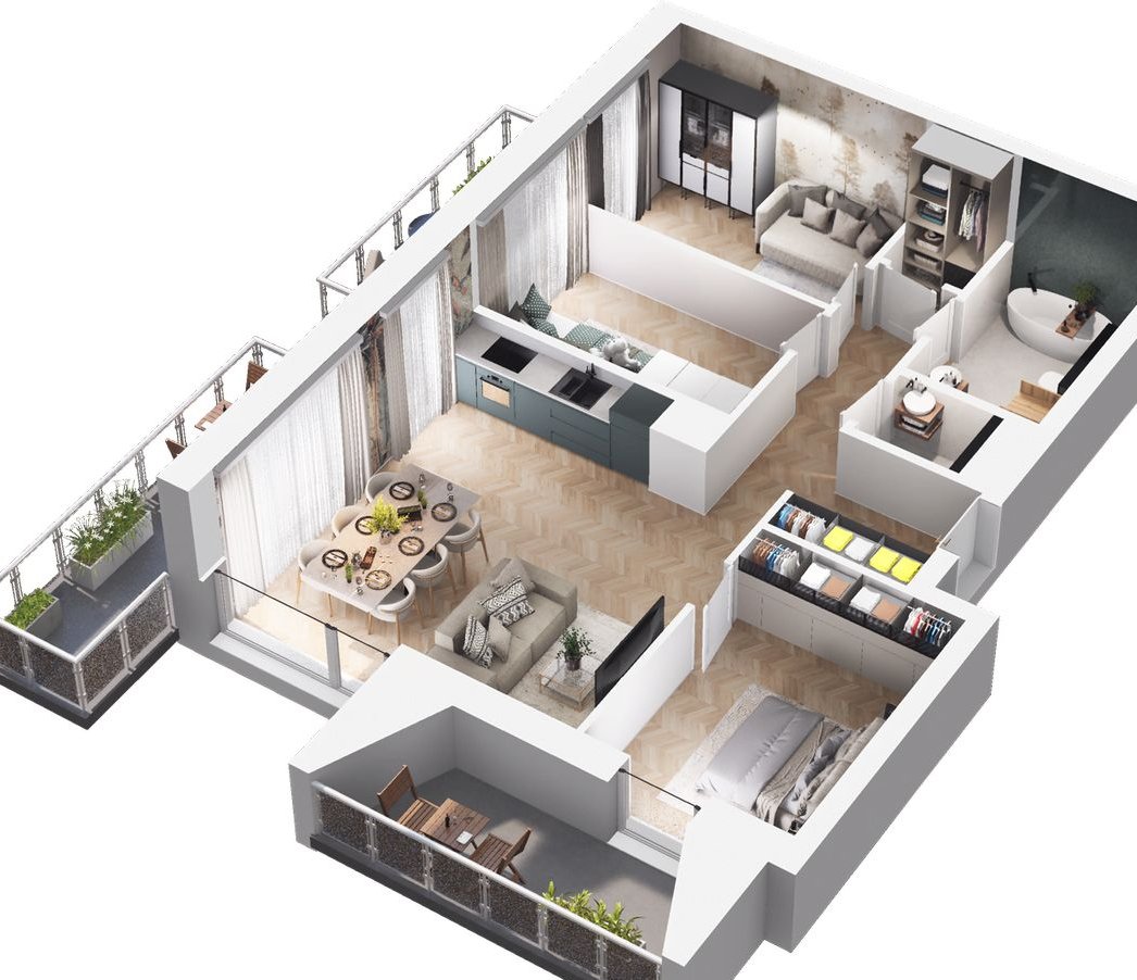 GOTOWE-ogrz.podłogowe, 3 balkony, południe-zachód, GARAŻ - ZOBACZ