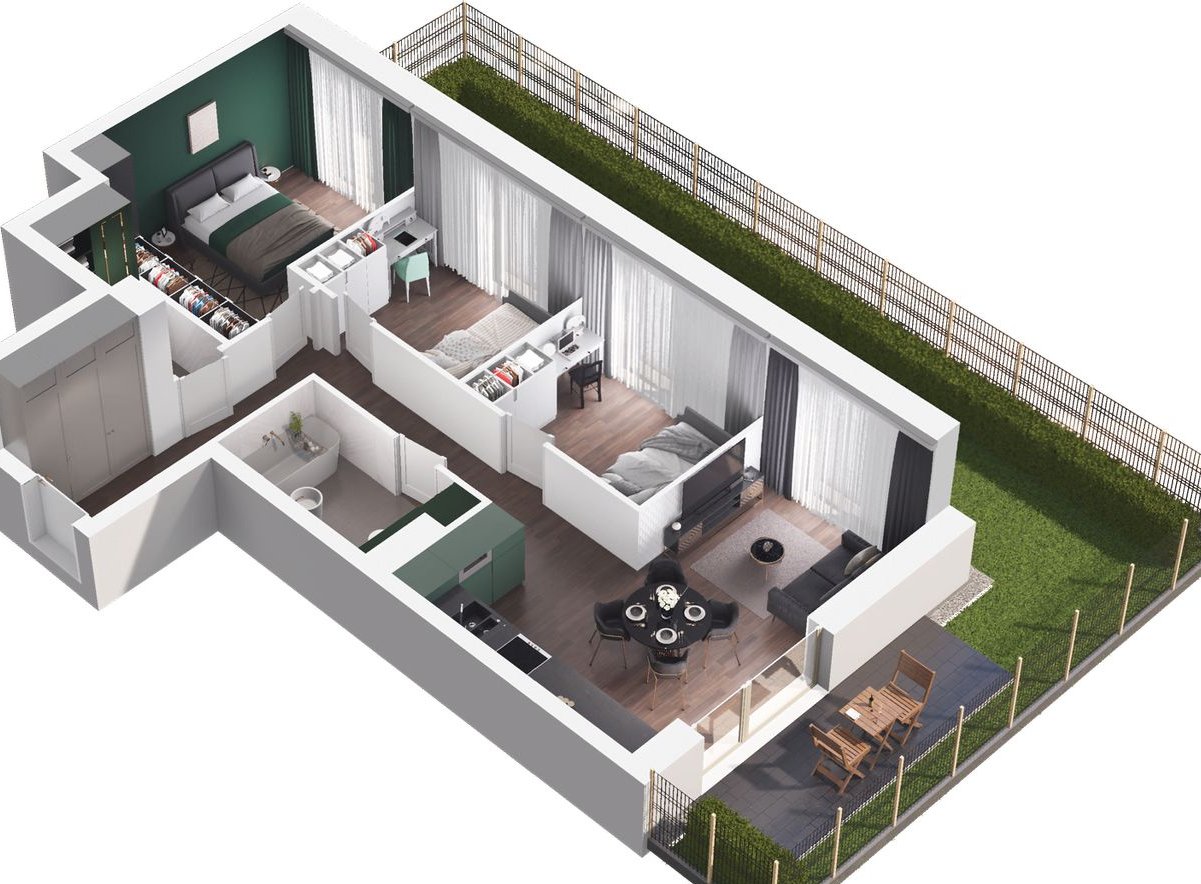 4POKOJE OGRÓD 100M2,blisko centrum, świetna lokalizacja, zieleń !