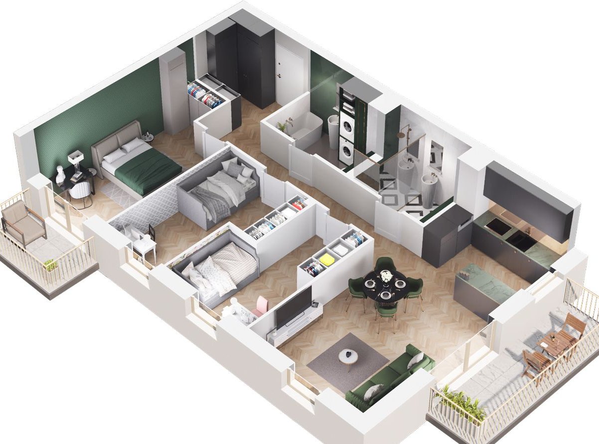 PRZESTRONNE, Południe -zachód, DWA BALKONY - dla rodzin!, niższe ceny!