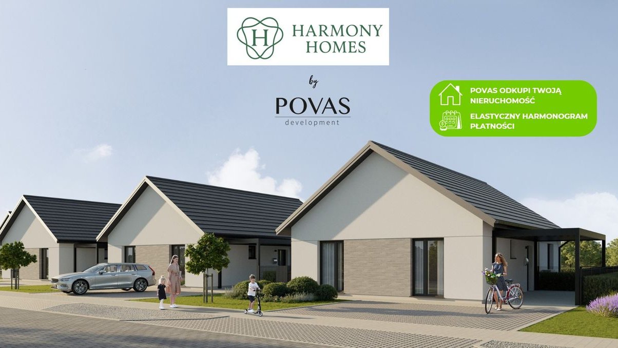 Nowy projekt! Wolnostojące domy z dużymi ogródkami i wiatą garażową