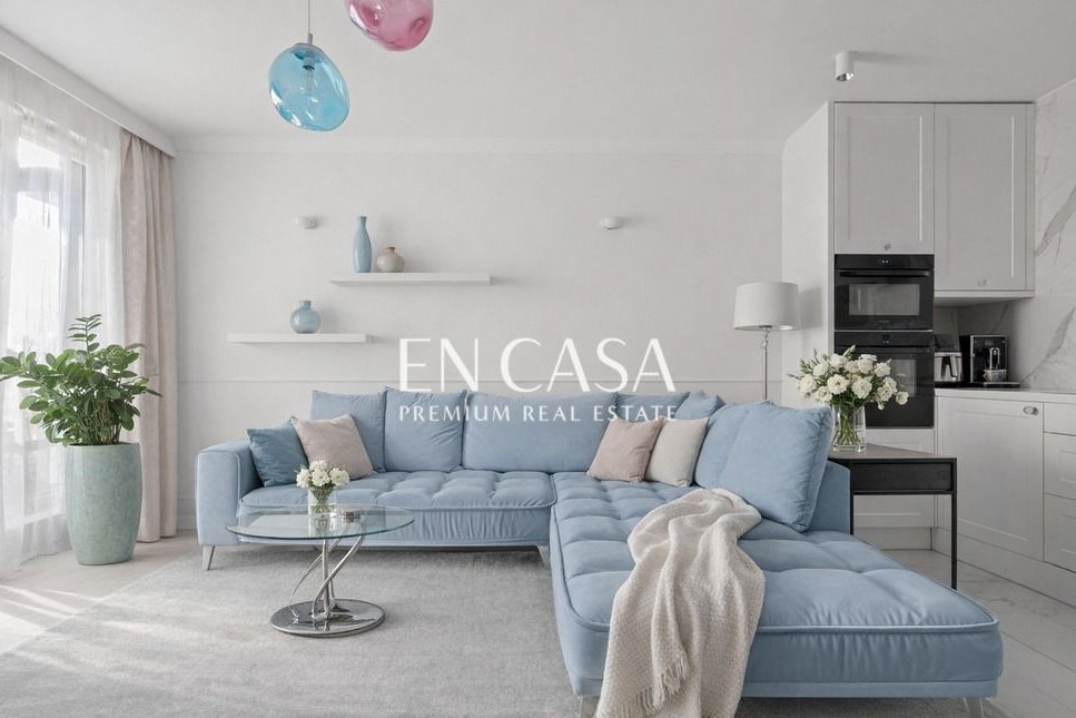 Unikatowe wnętrze na Woli (3 pokoje)