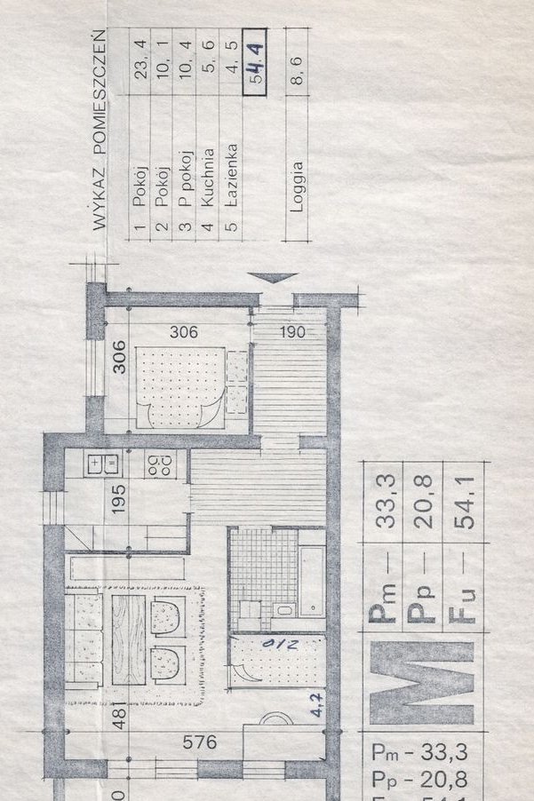 BEZPOŚREDNIO 3-pokoje, 54,1 m2, loggia 8 m, Targówek Mieszk., Metro M2