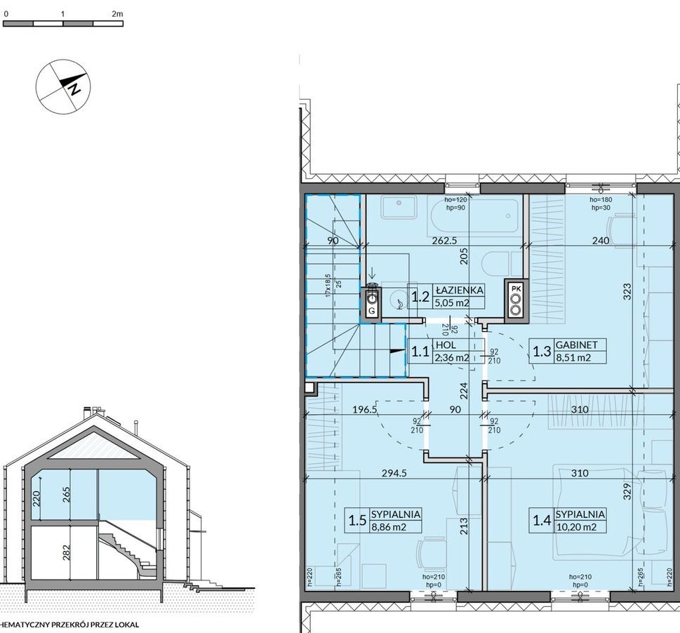 4-pokojowy dom 77m2 + ogródek Bez Prowizji