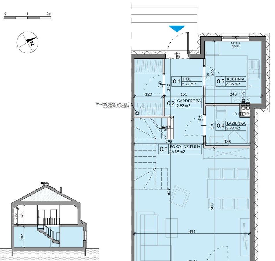 4-pokojowy dom 85m2 + ogródek Bez Pośredników