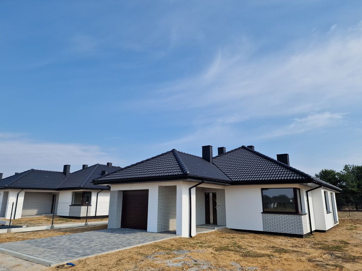 Nowy dom parterowy 129 m² | działka 800 m² |