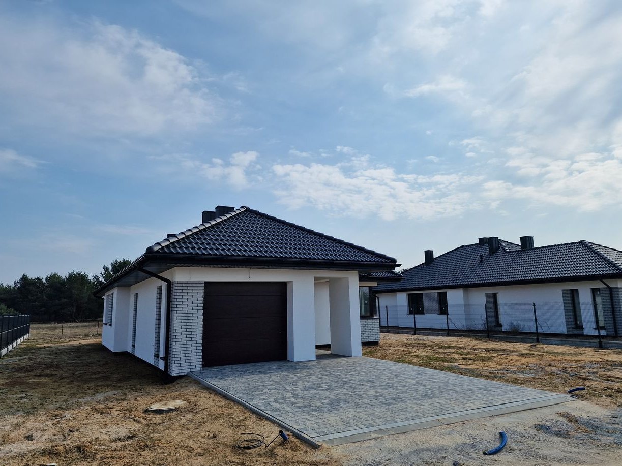 Nowy dom parterowy 129 m² | działka 800 m² |