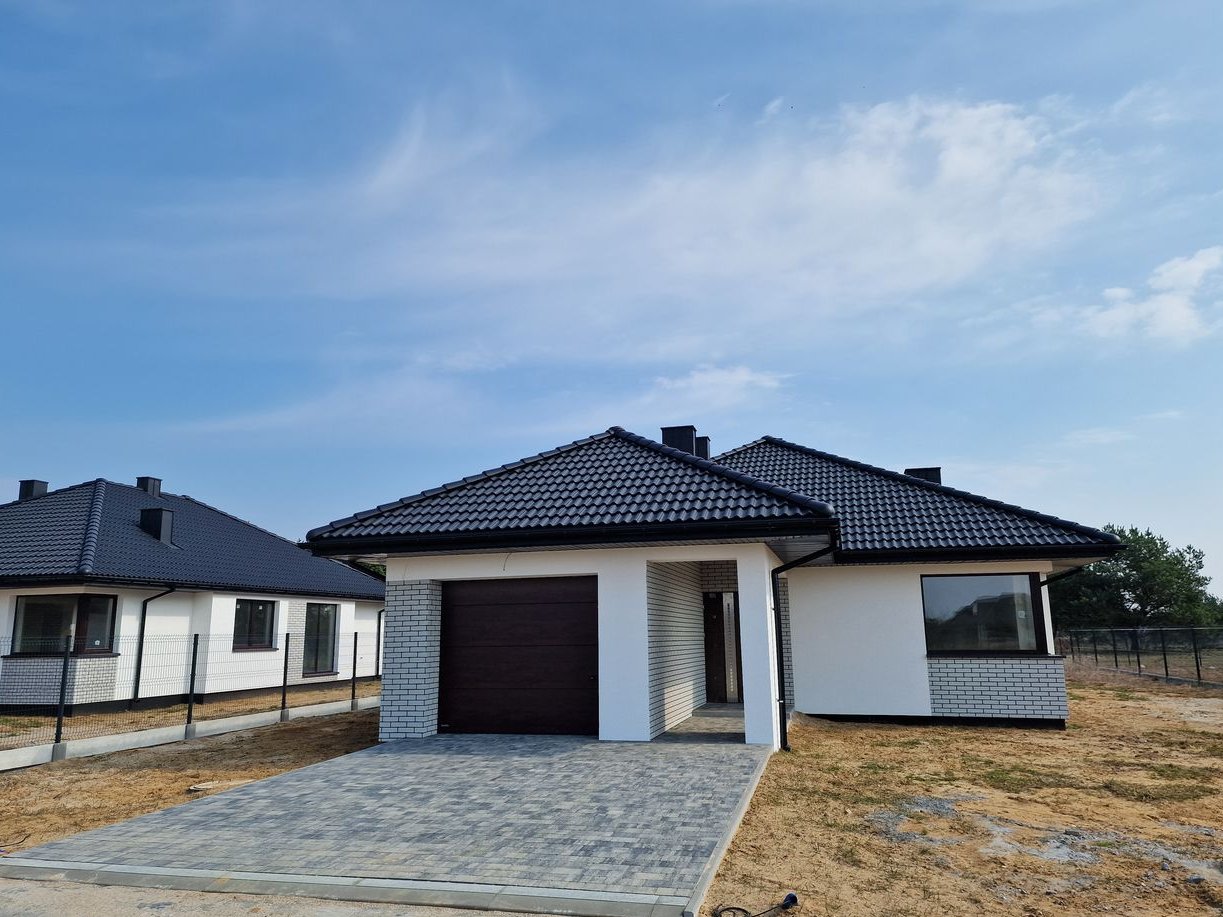 Nowy dom parterowy 129 m² | działka 800 m² |