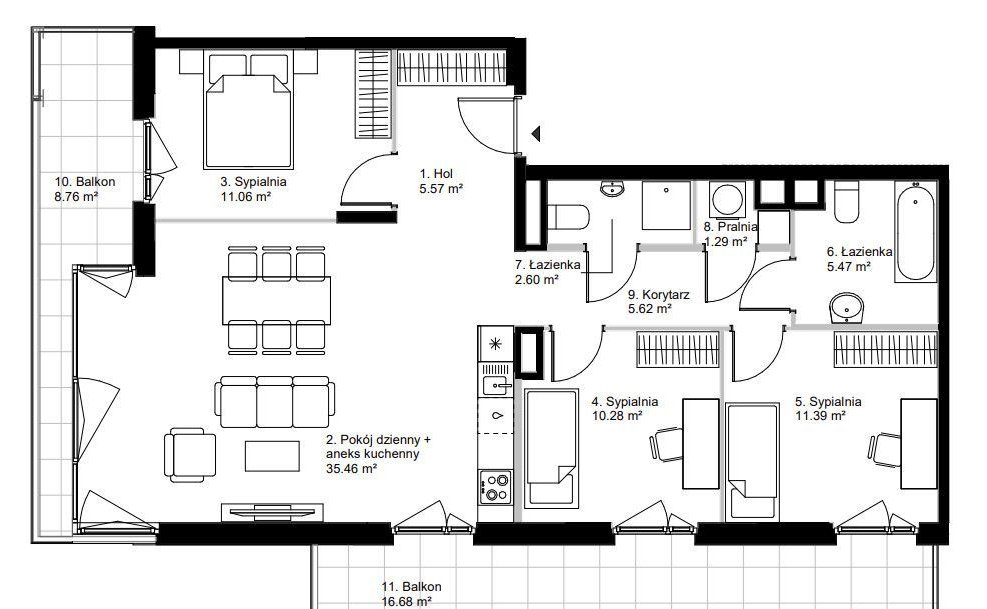 Jaśminowy Mokotów | 87 M2 | Zielona okolica