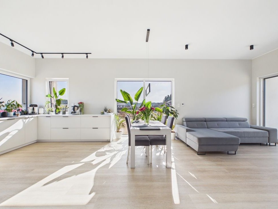 Nowoczesny dom parterowy pod lasem, super jakość