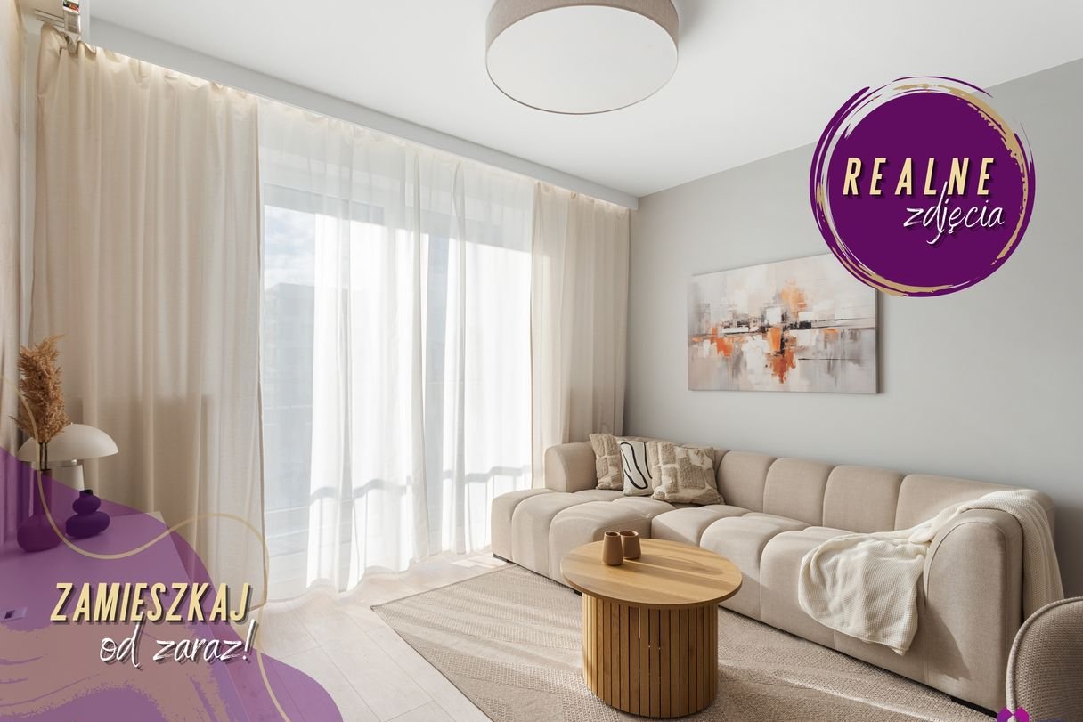 Słoneczny dwustronny APARTAMENT z loggią