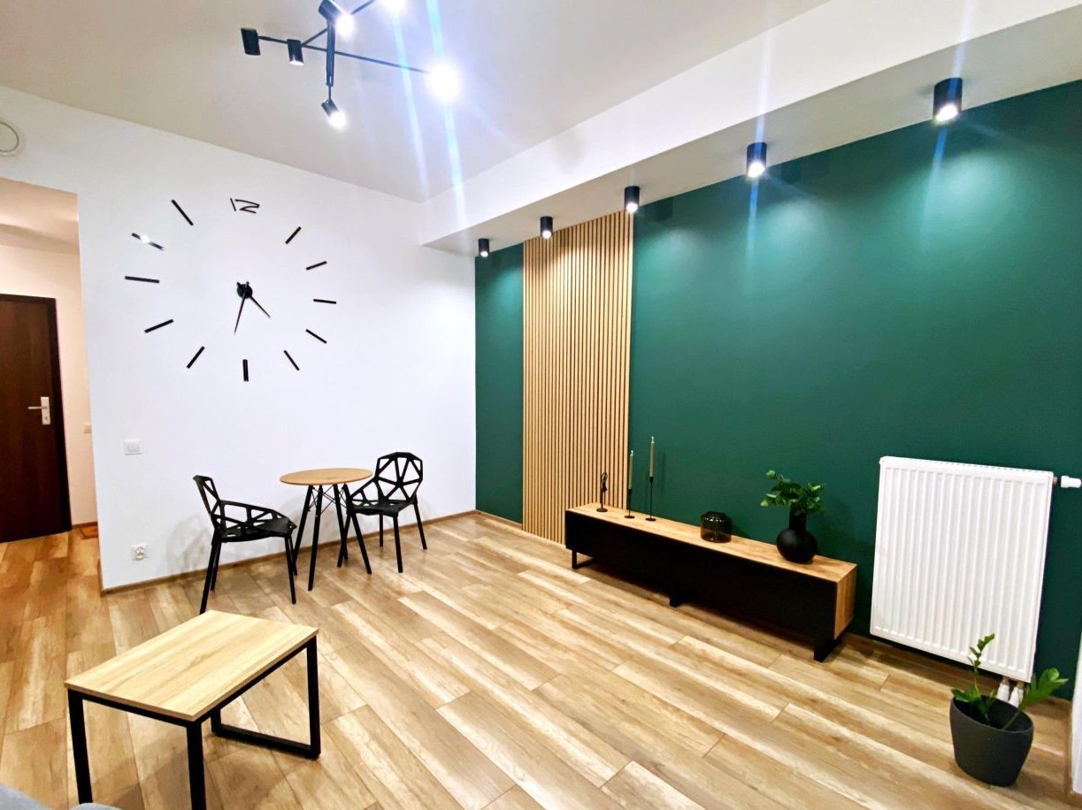 Kawalerka z balkonem Hanza Tower! Basen, ochrona!