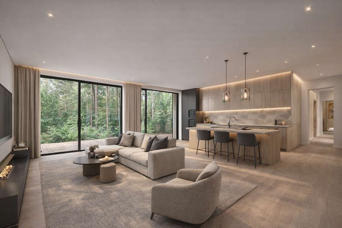 Przestronny nowy dom 160 m2 |ogród |zielona i spokojna Radość