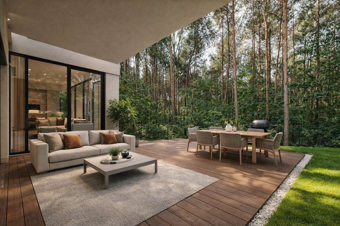 Przestronny nowy dom 160 m2 |ogród |zielona i spokojna Radość