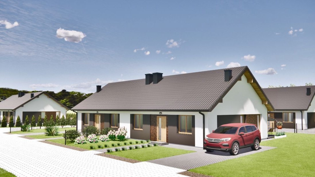 Komfortowe domy parterowe - Słoneczne Wzgórze