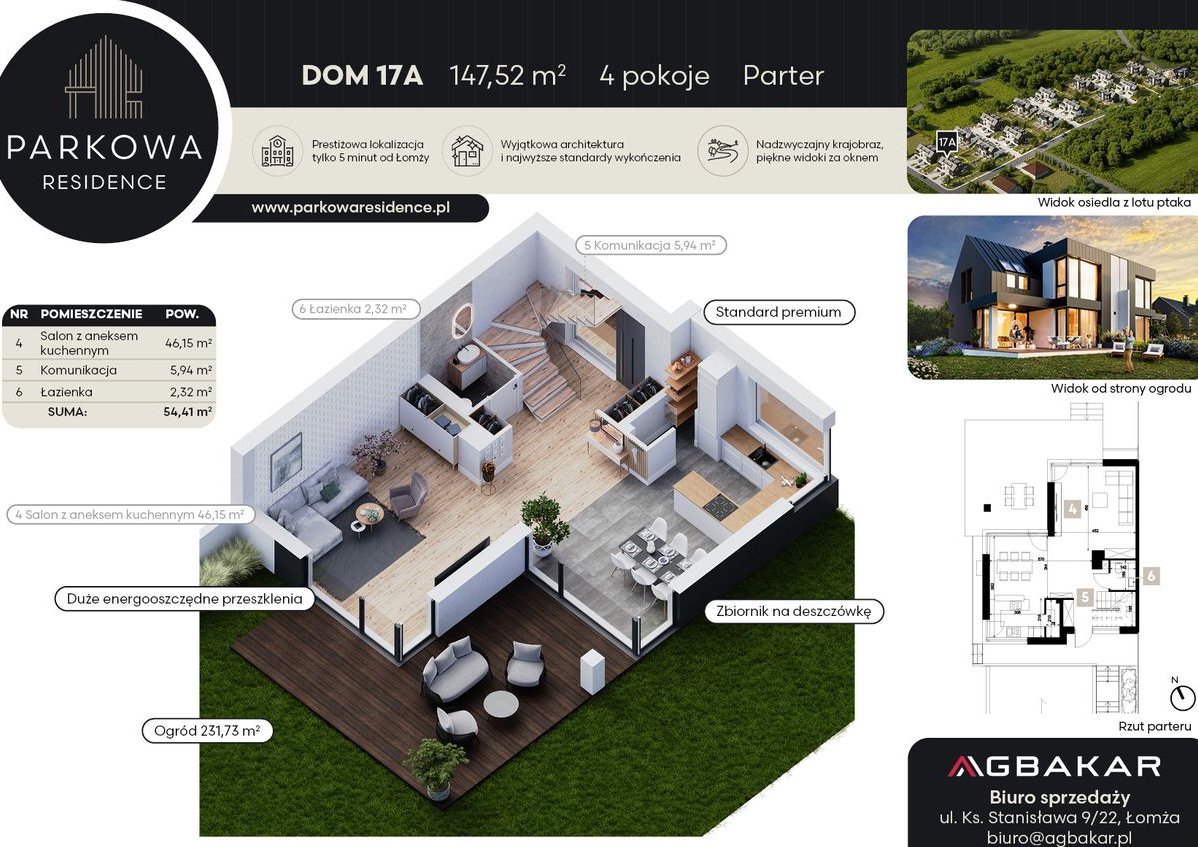 Dom w zabudowie bliźniaczej Stara Łomża przy Szosie