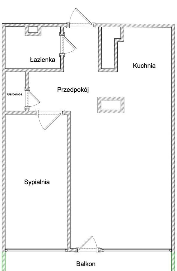 2 pokoje | Balkon | Świetna lokalizacja | Idealne pod inwestycję