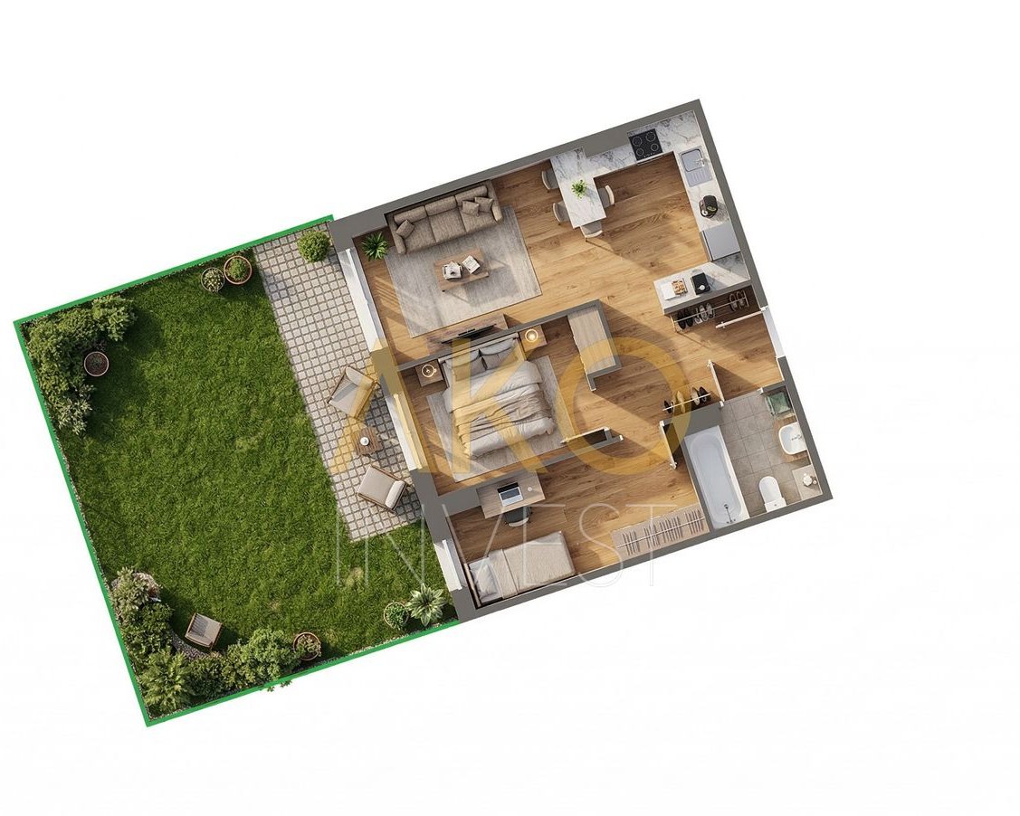 POWRÓT 3 pok. 50m2 z ogródkiem | SZYBKI TERMIN | TANIE MP w hali