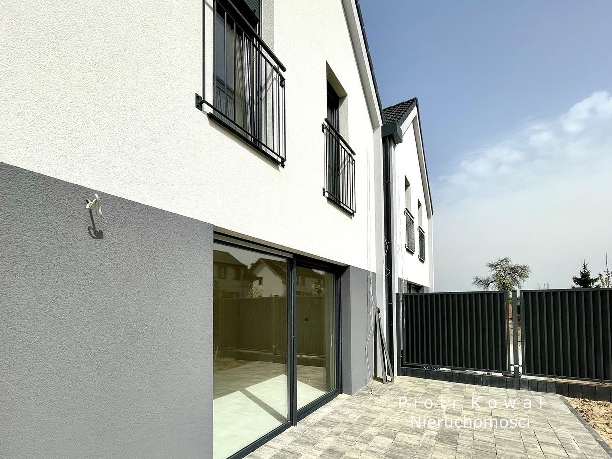 Bliźniak 98,5 m2 - podwójna ściana- taras od południa -własność gruntu