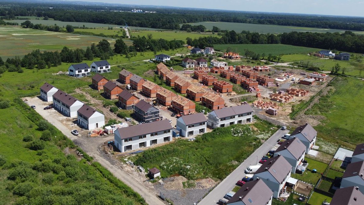 Dom bliźniak 80 m2 Osiedle Słoneczne Marszowice etap IX