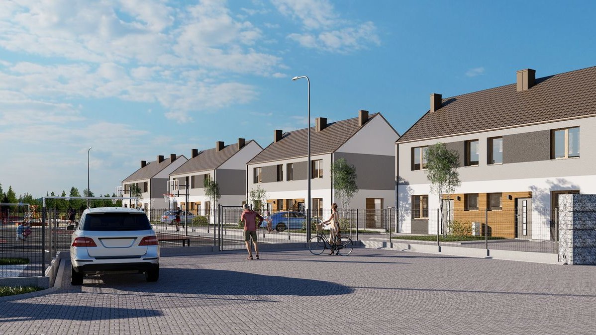 Dom bliźniak 80 m2 Osiedle Słoneczne Marszowice etap IX