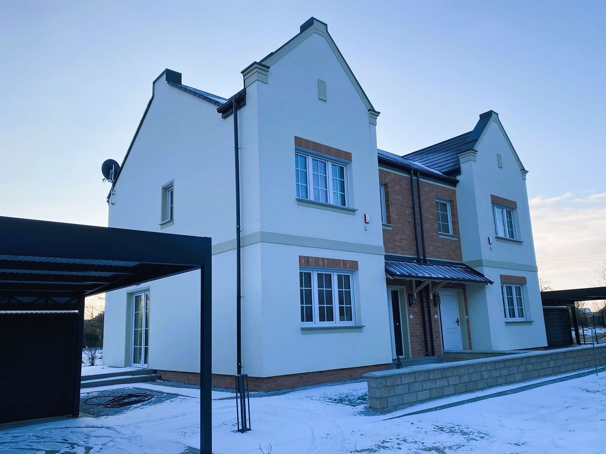 Piękny brytyjski dom , energooszczędny