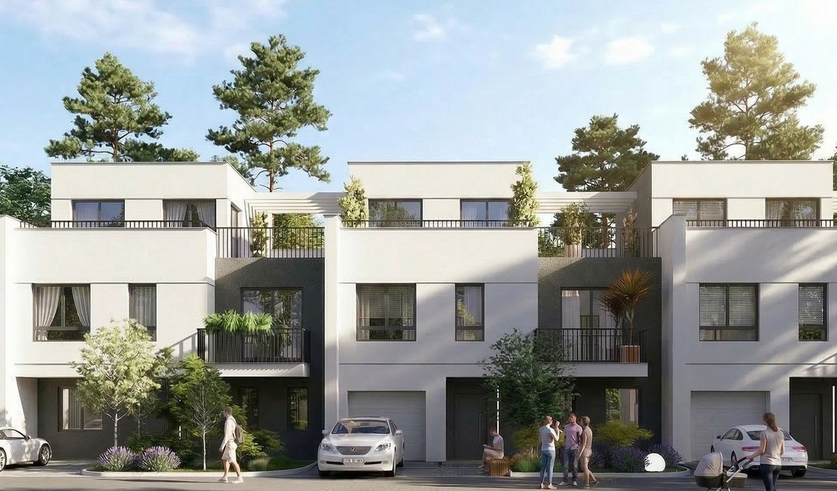 Domy w zabudowie Szeregowej 145,15 m2 Bilcza Oś. Echo 2