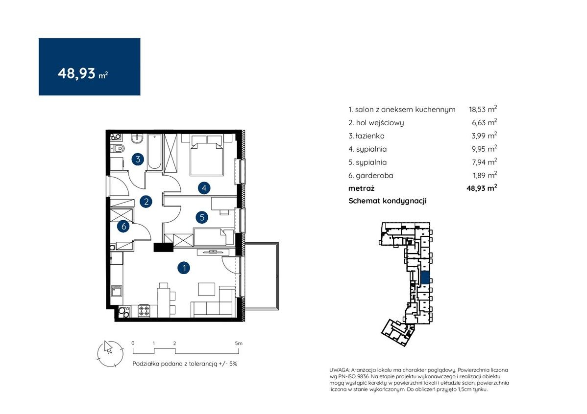 OKAZJA! 3 pok 49m2 + BALKON| Garderoba| Tanie MP w hali| KLUCZE w 2026