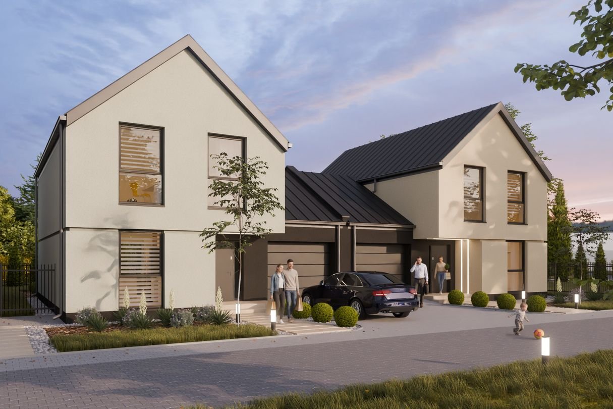 Komfortowy dom dla rodzin / 1km do stacji PKP / Oddanie SIERPIEŃ'26 /