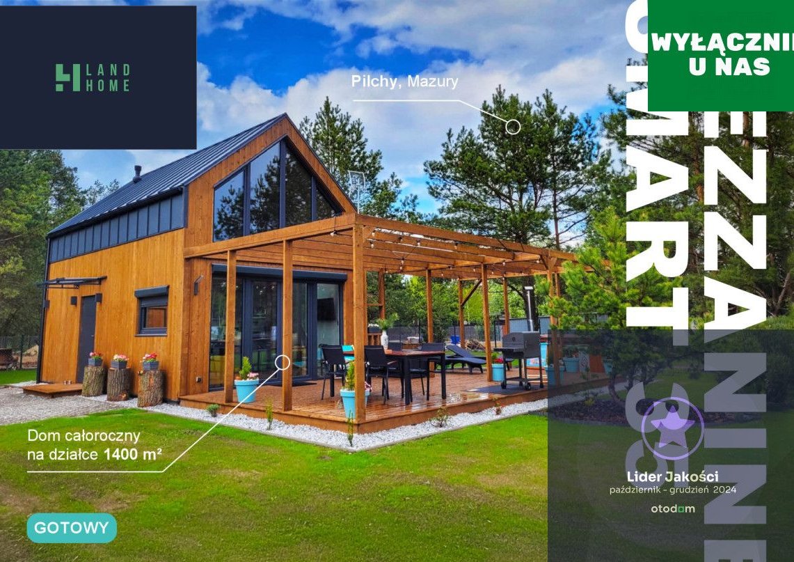 Całoroczny dom blisko jeziora