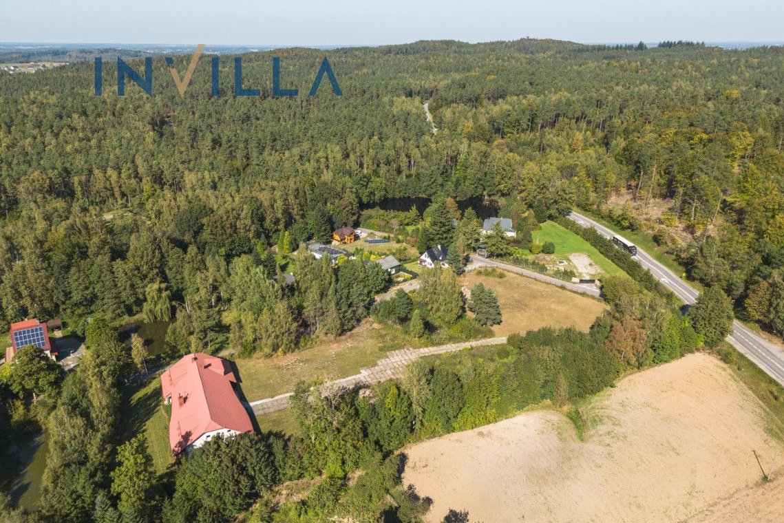 Posiadłość na Kaszubach (dom, działka, dwa stawy)