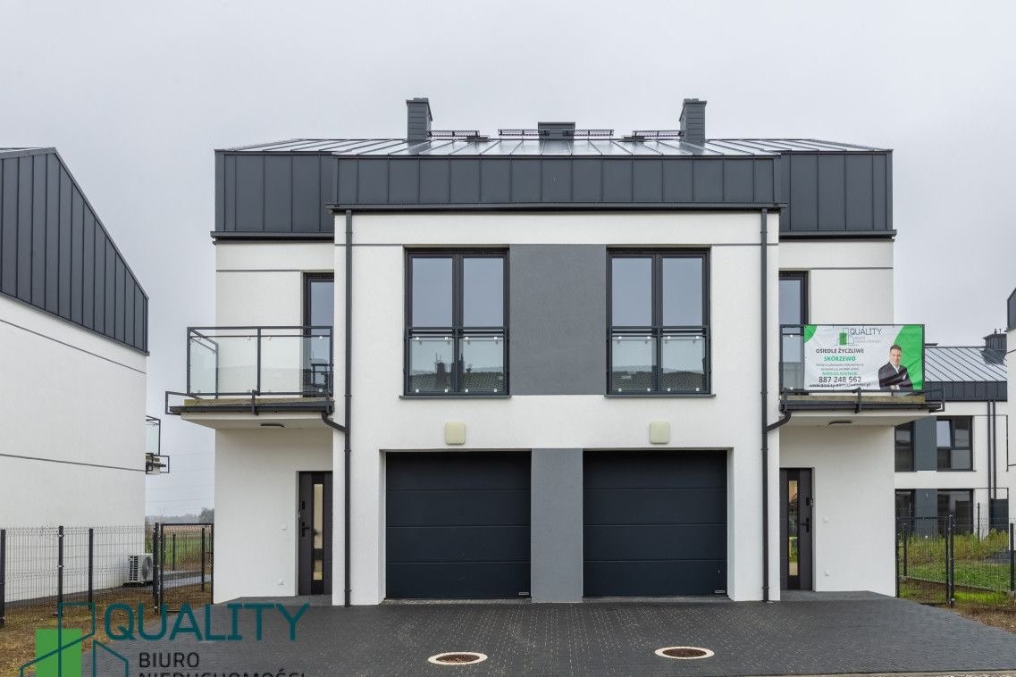 Nowy dom dwulokalowy 95 m2 +18 m2poddasze Skórzewo
