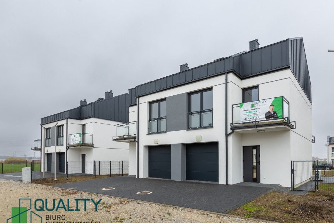 Nowy dom dwulokalowy 95 m2 +18 m2poddasze Skórzewo