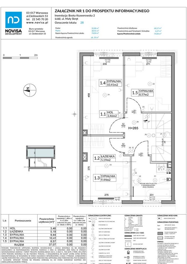 4-pokojowy dom 74m2 + ogródek Bez Pośredników