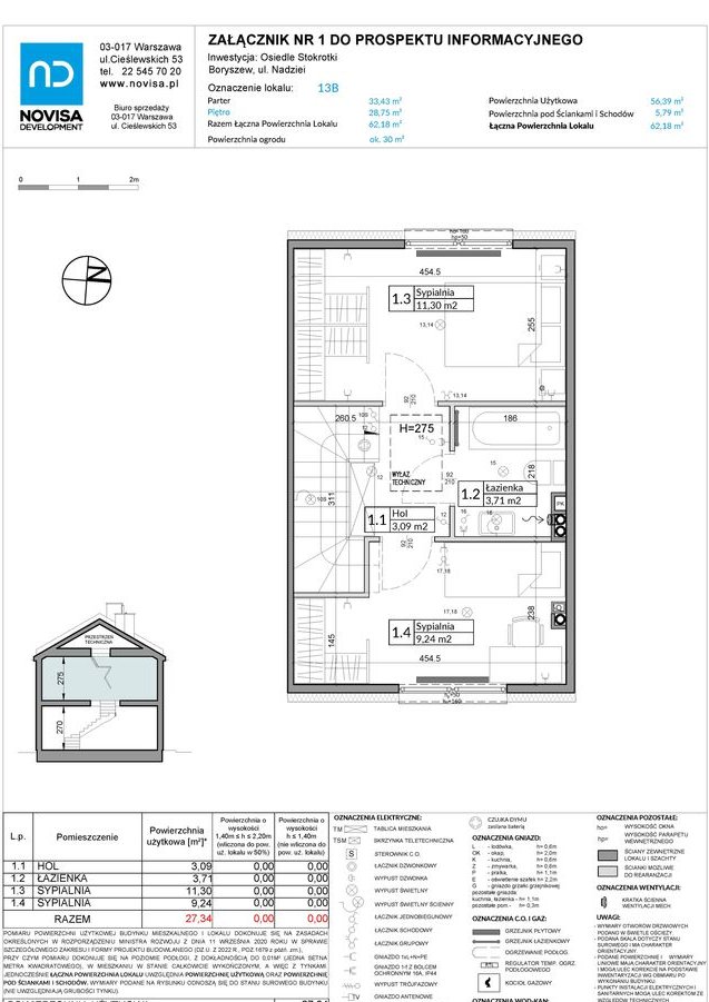 3-pokojowy dom 62m2 + ogródek Bez Pośredników