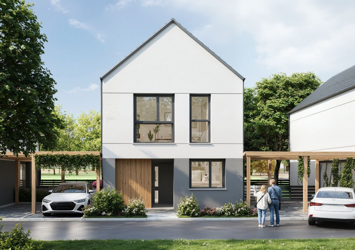 4-pokojowy dom w stanie deweloperskim | Żłobizna, ul. Jagodowa