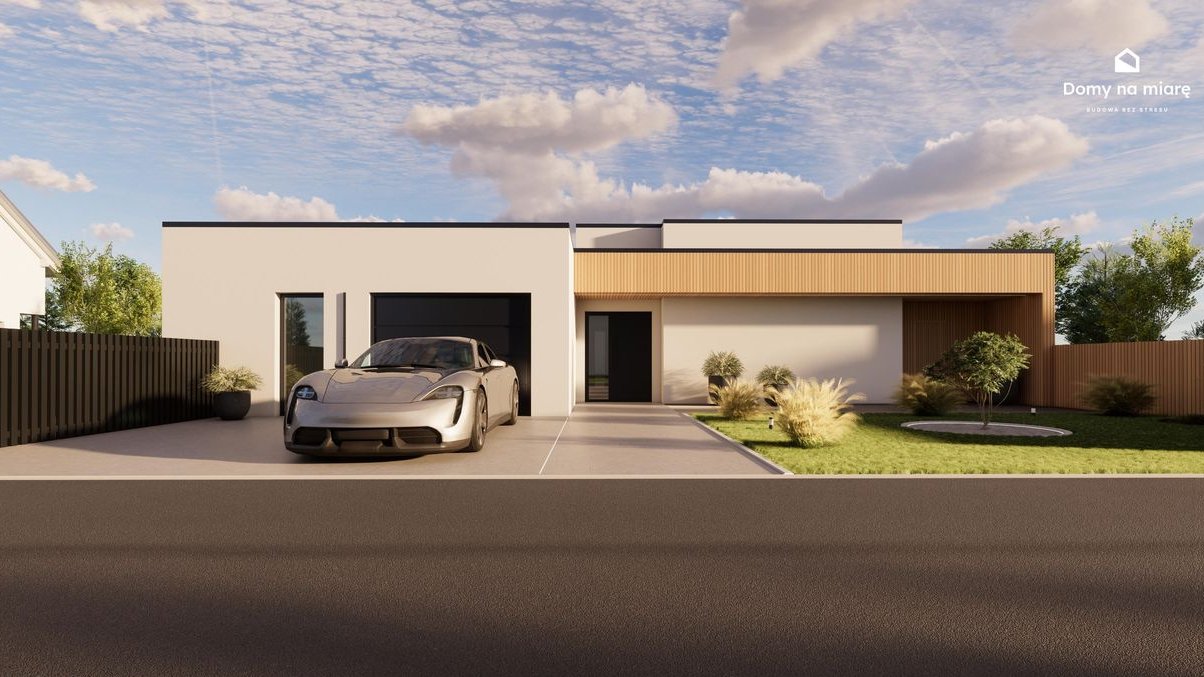 Nowoczesny parterowy dom w Dąbrówce - idealna lokalizacja