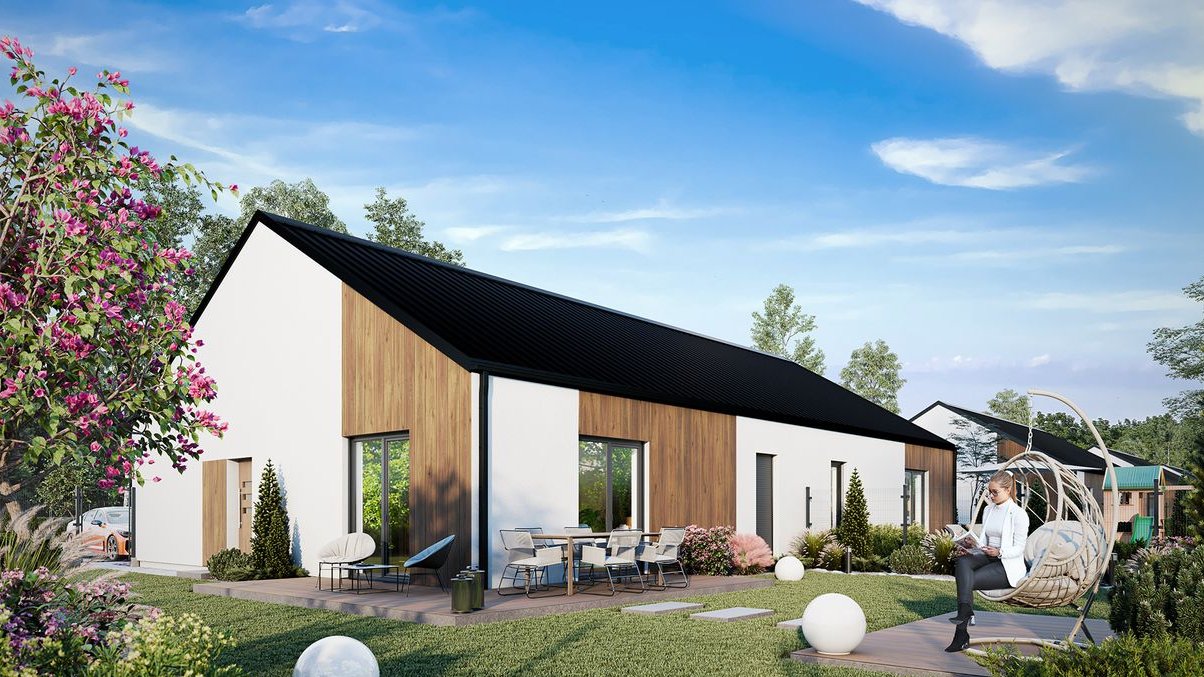 Dom parterowy 95 m2, duże działki, szybki dojazd do Poznania