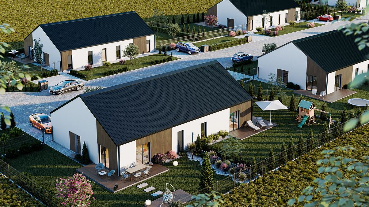 Dom parterowy 95 m2, duże działki, szybki dojazd do Poznania