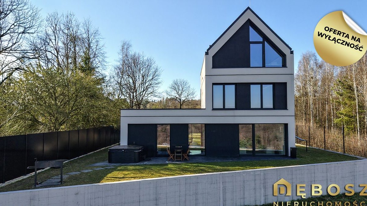 Kobylec | Futurystyczny i elegancki Dom pod Lasem - 140 m2