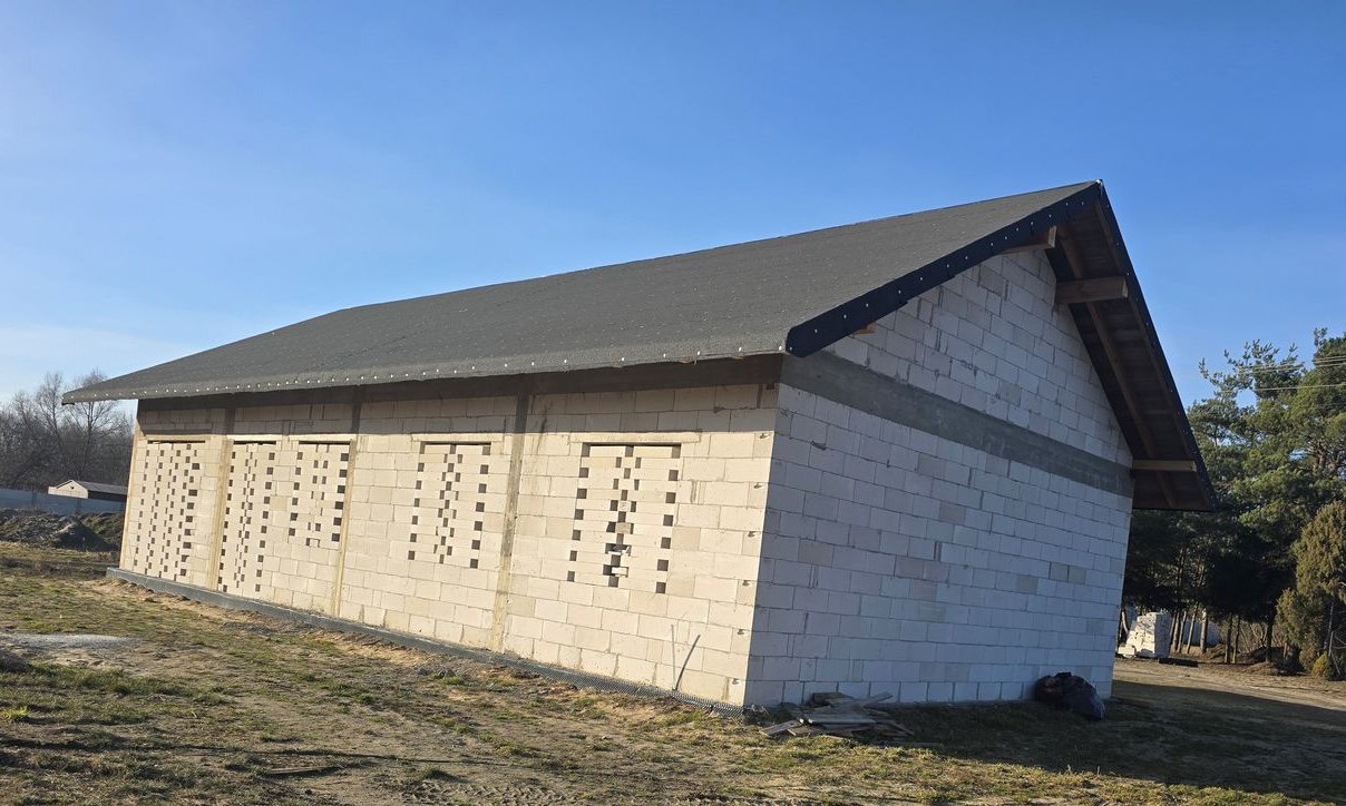 Nowy dom wolnostojący w stanie surowym otwartym- Bezpośrednio