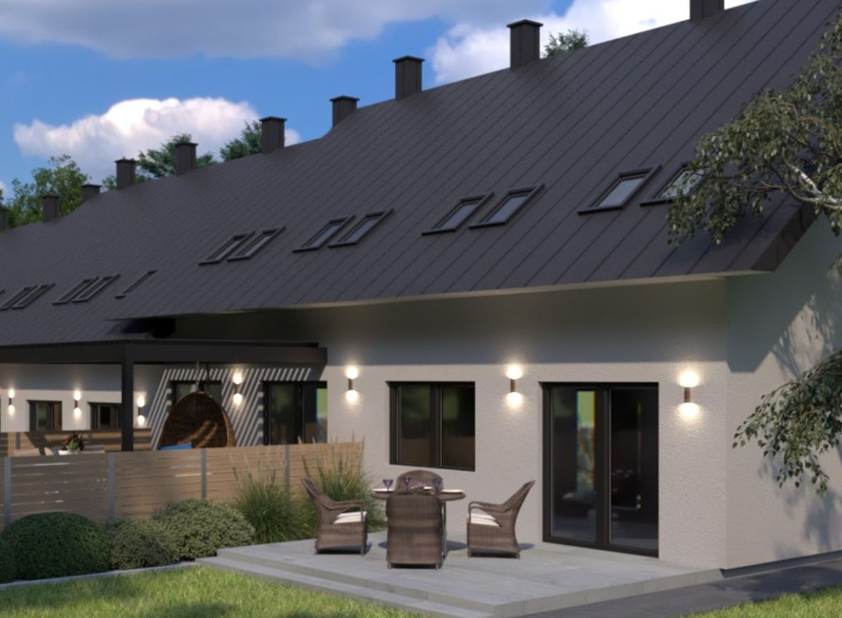 Mikołów: domy przy lesie z ogrodem i garażem