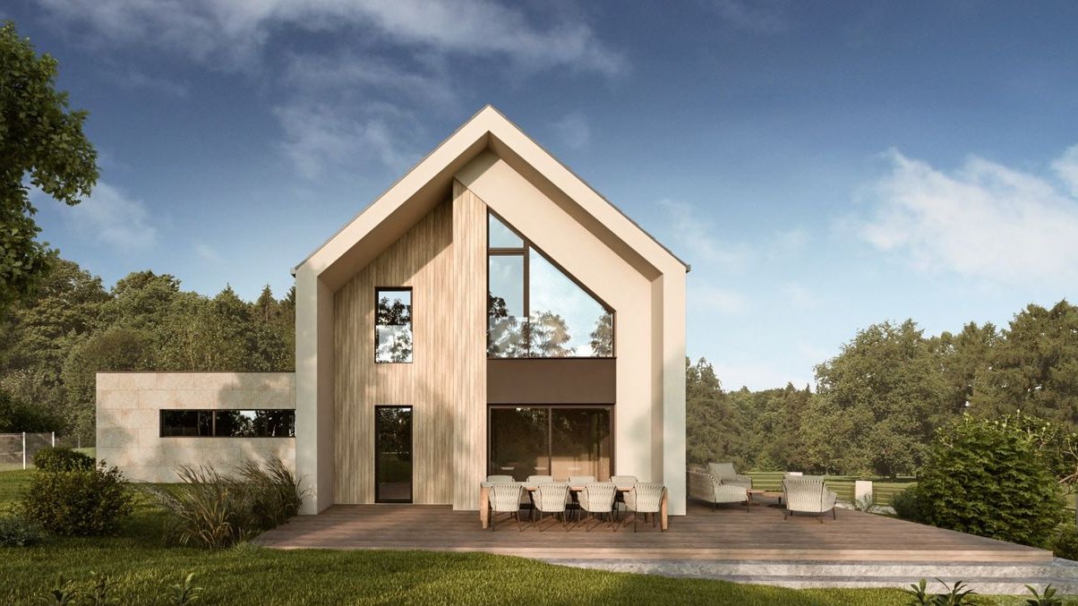 Nowoczesny dom Jaworze ul. Górska