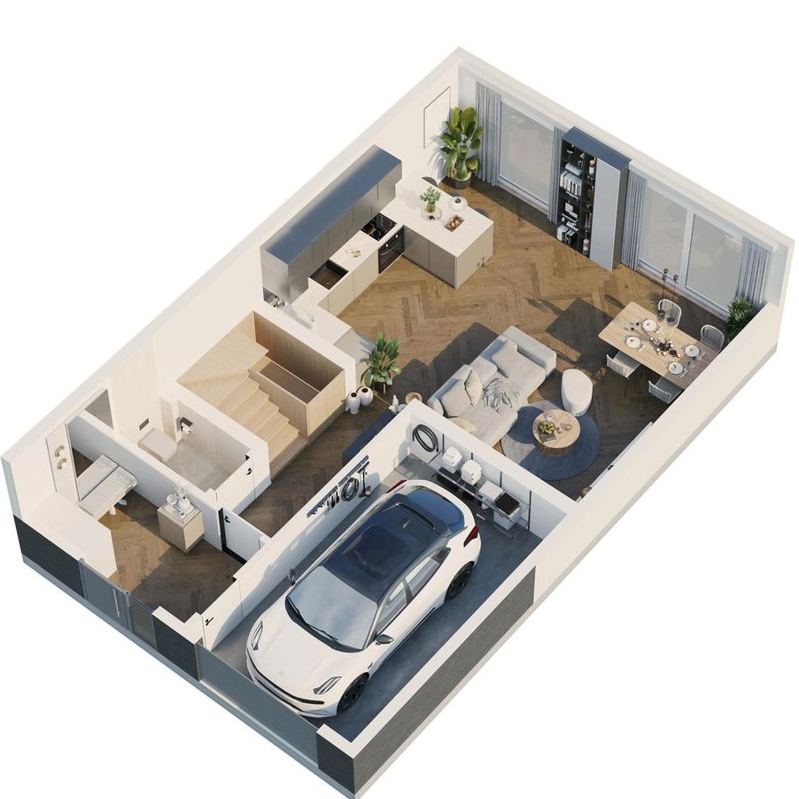 OSTATNI - 5 POKOI - KANALIZACJA- Pompa/Podłogowe - KLIMA - BRAK SKOSÓW