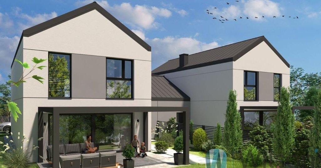 Nowoczesny bliźniak pod Warszawą