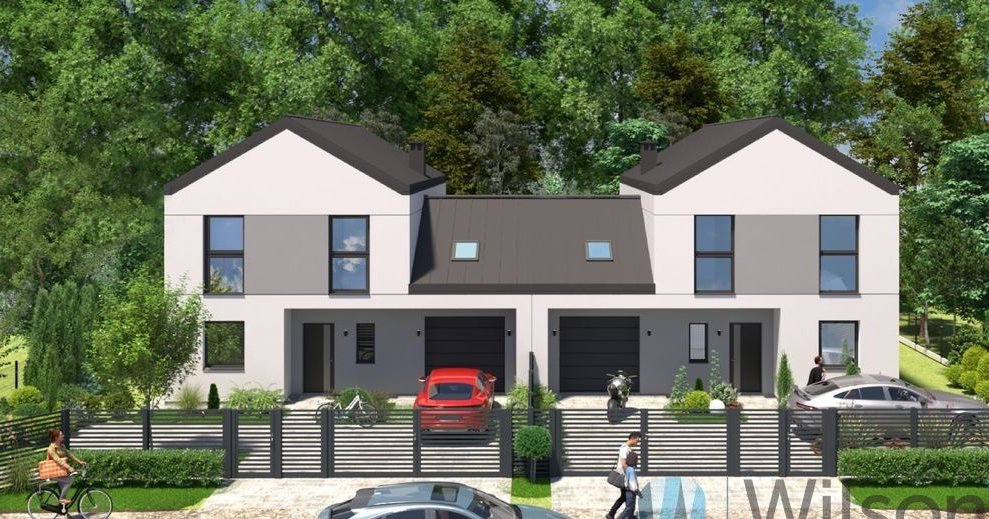 Nowoczesny bliźniak pod Warszawą