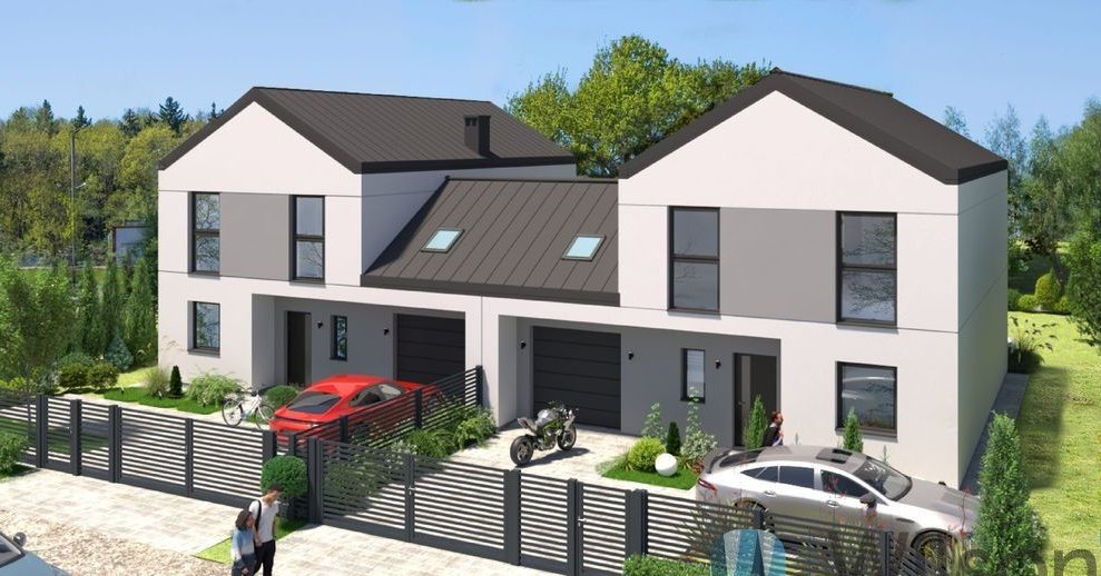 Nowoczesny bliźniak pod Warszawą