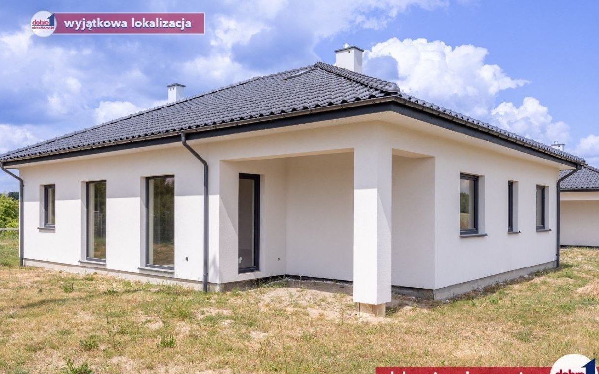 Parterowy dom z dużym salonem gm. Osielsko