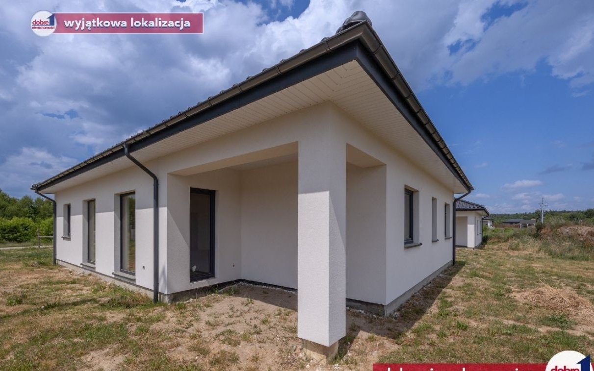 Parterowy dom z dużym salonem gm. Osielsko