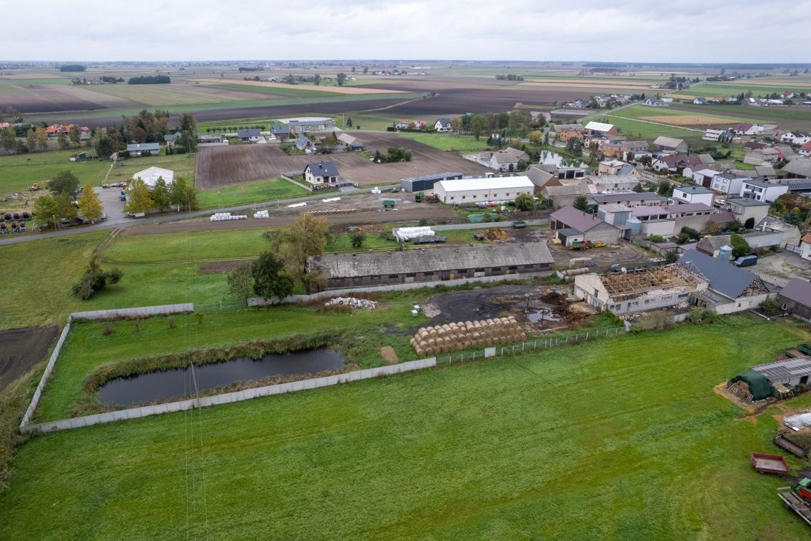 Dom (270 mkw.) budynki gospodarcze, działka (70a)