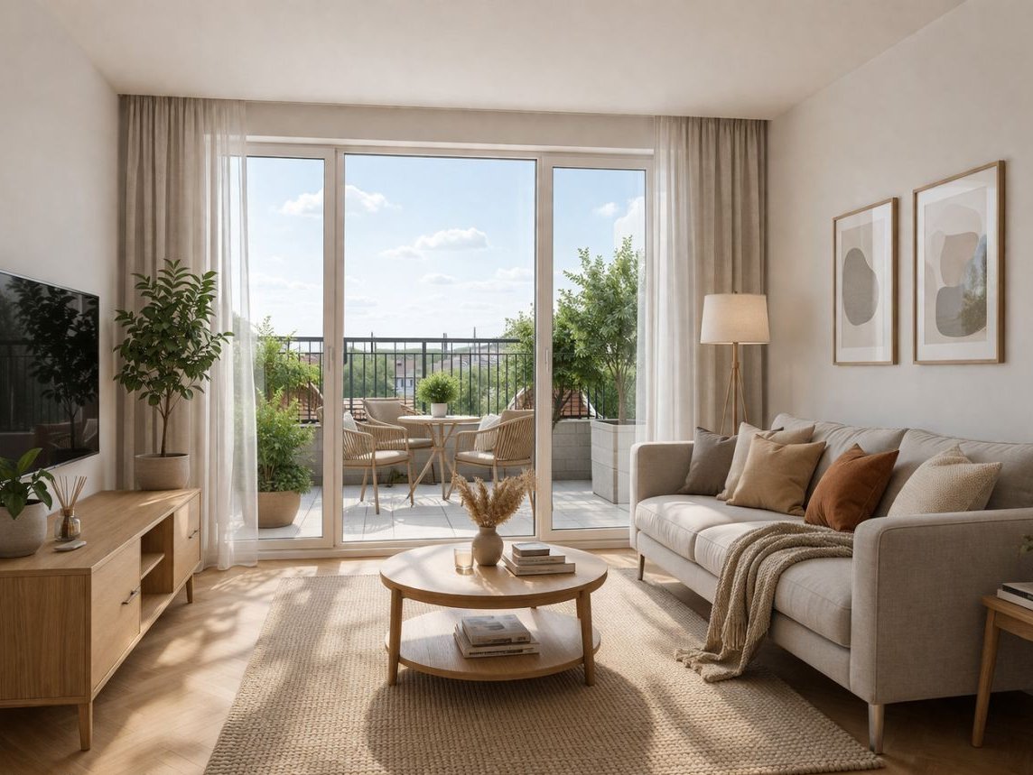 Nowoczesne, jasne 3 pokoje z balkonem - Promocja